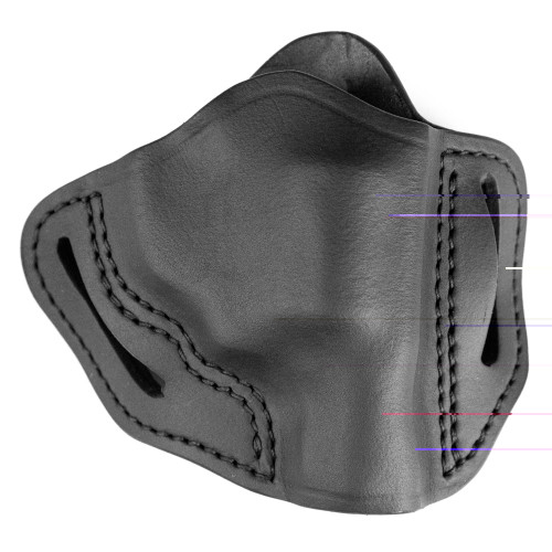 Leather Outside Waistband Holster | Holster | Fits: 2" Small Revolver | Leather - 19356