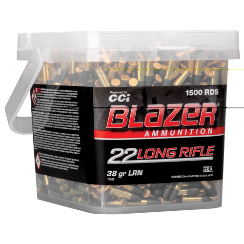 Blazer | 22 LR | 38Gr | Lead Round Nose | 1500 Rds/bx | Rimfire Ammo