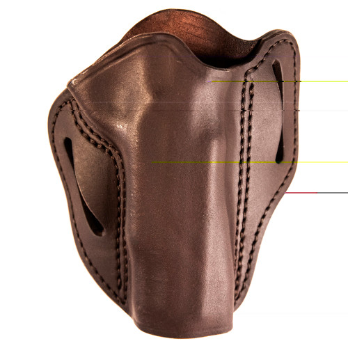 Leather Outside Waistband Holster | Holster | Fits: 1911 4"/5" | Leather - 19710