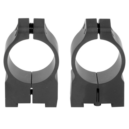 Permanent Attached Fixed Ring Set| Fits Tikka Grooved Receiver| 1" Medium| Matte Finish