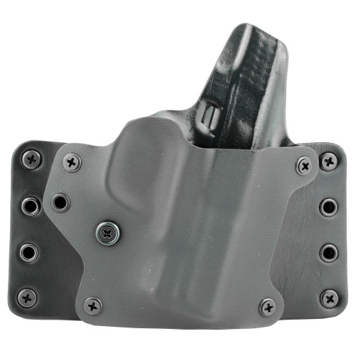 Leather Wing OWB | Belt Holster | Fits: S&W M&P Shield | Leather, Kydex