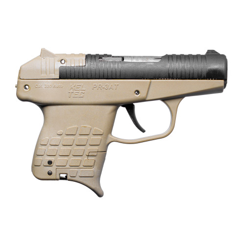 Kel-Tec PR-3AT | 2.85" Barrel | 380 ACP Cal | 10 Rounds | Semi-automatic | Handgun | Tan/Black