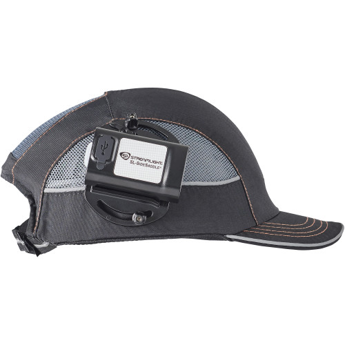 Streamlight SL-SIDESADDLE USB Headlamp USB 400 Lumen Hat Mount Black