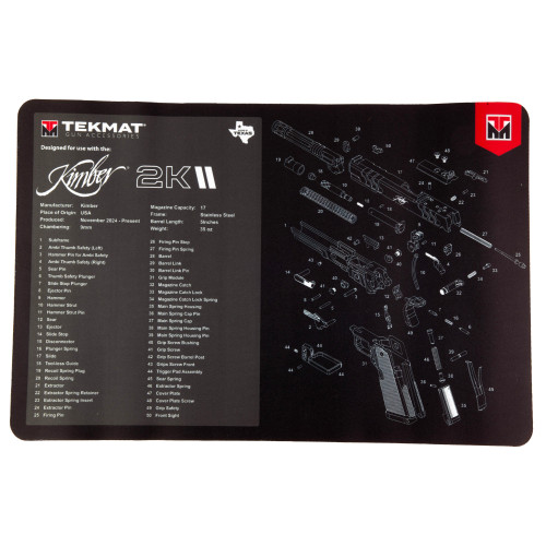 TekMat Kimber 2K11 Gun Cleaning Mat