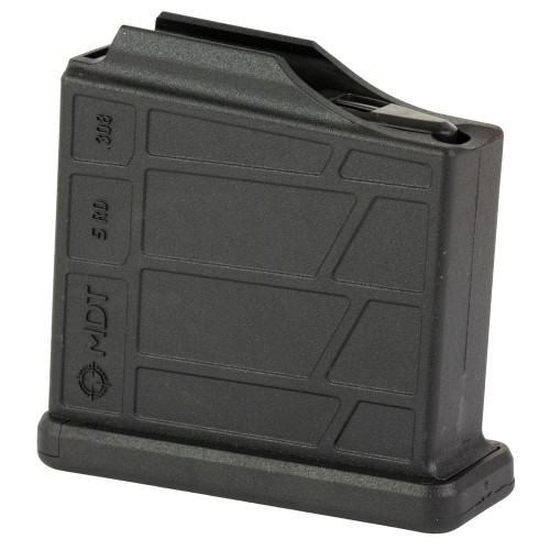 MDT AICS .308 Win/6.5 CM 5rd Rifle Magazine (Polymer) - Black - Image 2