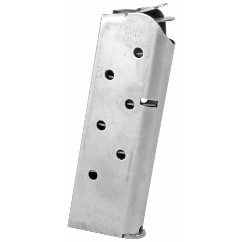 CMC Products Match Grade 1911 .45 ACP 7rd Pistol Magazine - Silver - Image 2