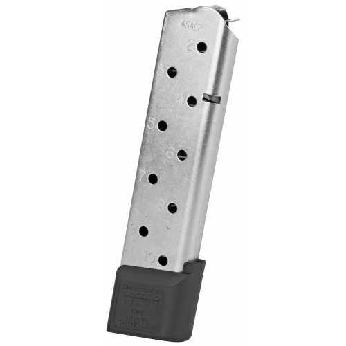 CMC Products Railed Power Mag 1911 .45 ACP 10rd Magazine Silver - Image 2