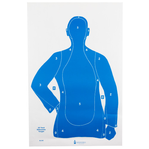 Action Target B 21e Blue 100pk