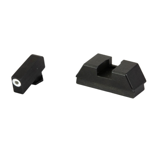 AmeriGlo Optic Compatible Sets for Glock Sights for Glock 48/43X Trit Grn/wht