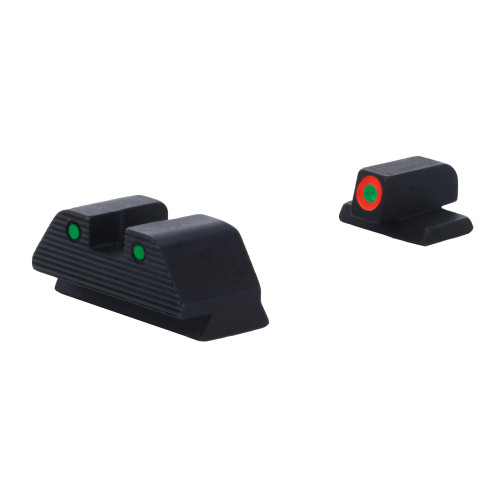 AmeriGlo Trooper Night Sights Sw M&p Org/grn - Image 3