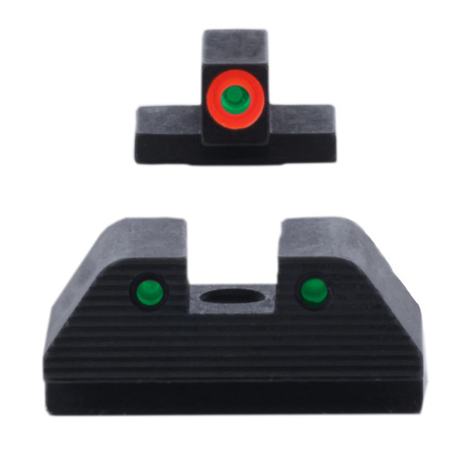 AmeriGlo Trooper Night Sights Sw M&p Org/grn