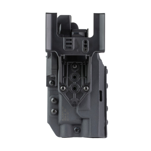 BlackPoint Tactical Slick Duty Light Holster with Ejection Port Lock Black Outside Waistband Holster for GLOCK 17 with Light - Image 2