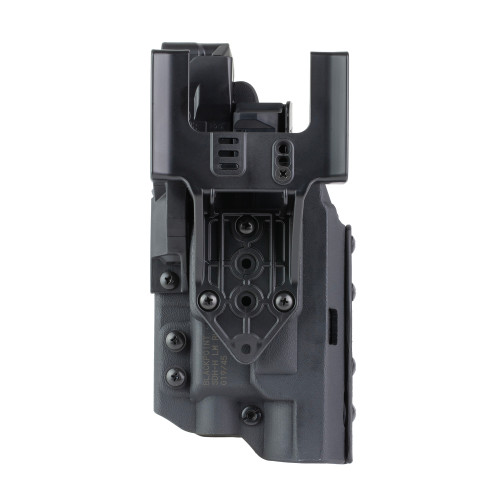 BlackPoint Tactical Slick Duty Light Holster with Hood Black Outside Waistband Holster for GLOCK 19/45 with Light - Image 2