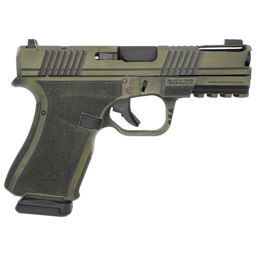 Black Rain Ordnance Frontline + 9mm 4in 15rd Semi-Auto Pistol Green - Image 2