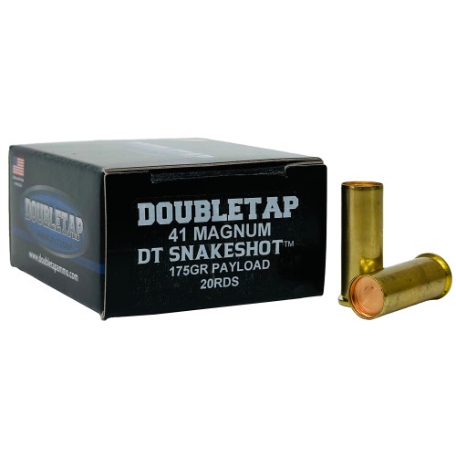 DoubleTap Ammunition SnakeShot 41 Magnum 175gr Shotshell Handgun Ammo - 20rd Box