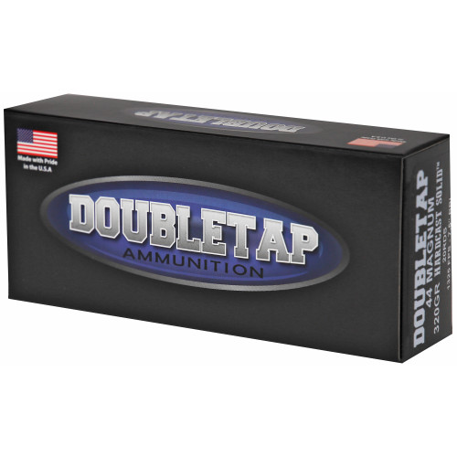 DoubleTap Ammunition Hardcast Solid 44 Magnum 320gr Hard Cast Handgun Ammo - 20rd Box - Image 3