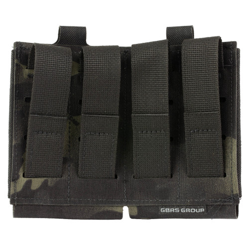 GBRS Group Double Rifle MultiCam Black Magazine Pouch for (2) AR Magazine - Image 2