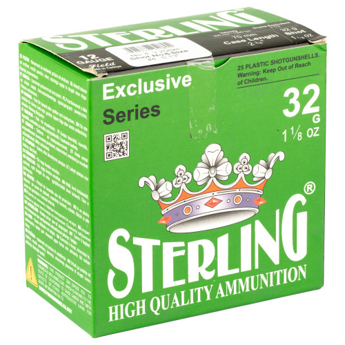 Sterling Exclusive Series 12 Gauge 2.75 in #4 Shot Shotgun Ammo - 25rd Box 8698779950804 - Image 2