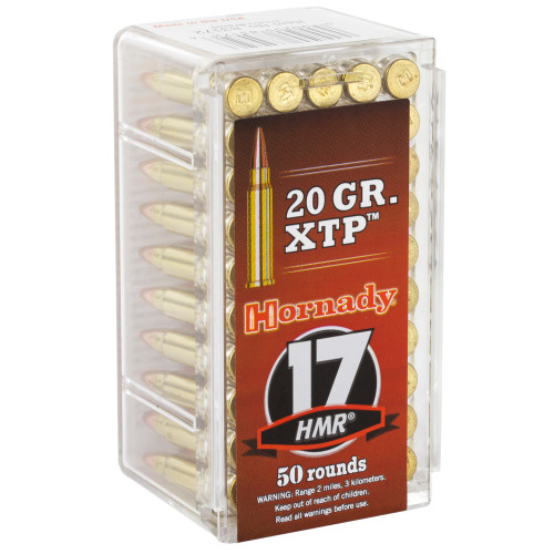 Hornady Varmint Express 17 HMR 20gr XTP Rimfire Ammo - 50rd Box - Image 2