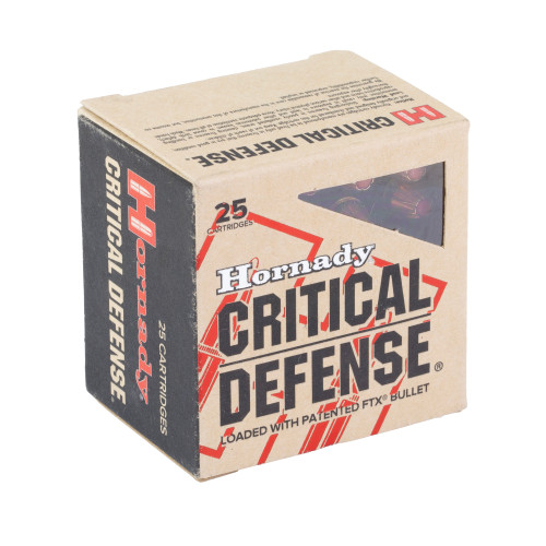 Hornady Critical Defense 38 Special 110gr FlexTip Handgun Ammo - 25rd Box 38spl+p - Image 2