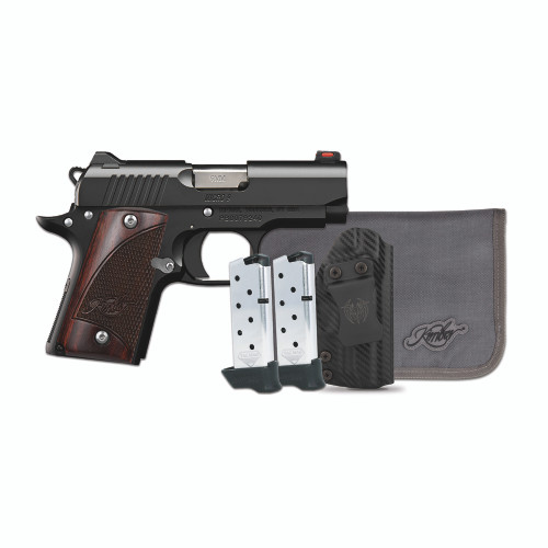 Kimber America Micro 9 9mm 3.15in 7rd 1911 Pistol Blk/rswd