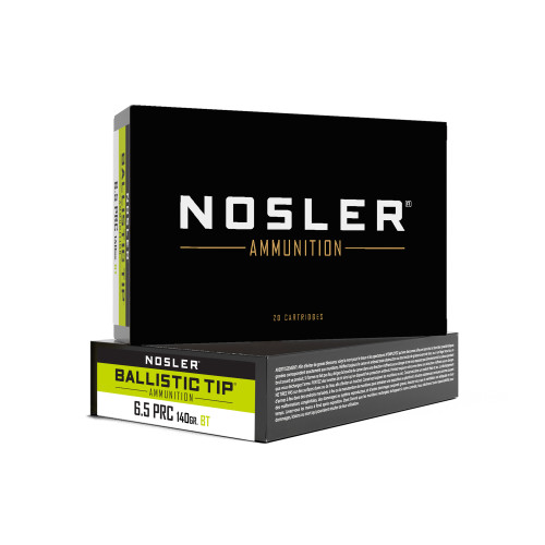 NOSLER Ballistic Tip 6.5 PRC 140gr Ballistic Tip Rifle Ammo - 20rd Box