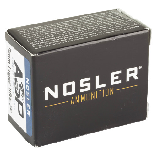 NOSLER Assured Stopping Power 9mm 115gr Hollow Point Handgun Ammo - 20rd Box - Image 2