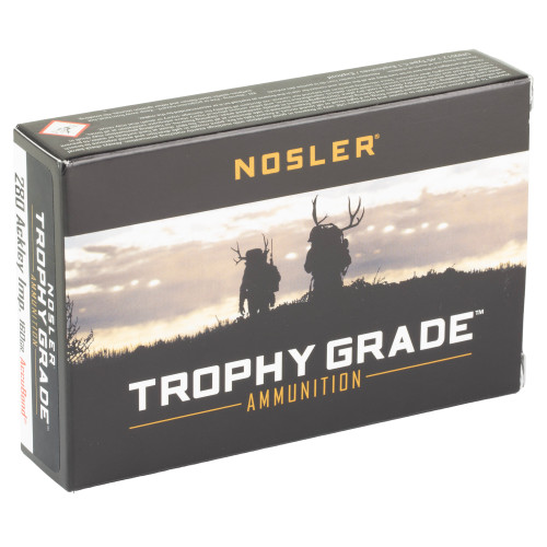 NOSLER Trophy Grade 280 Ackley Improved 160gr AccuBond Rifle Ammo - 20rd Box - Image 2