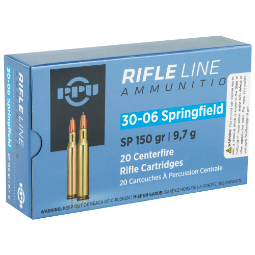 Prvi Partizan Rifle 30-06 Springfield 150gr Soft Point Rifle Ammo - 20rd Box - Image 2