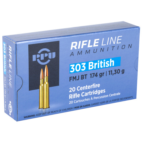 Prvi Partizan Rifle 303 British 174gr Full Metal Jacket Rifle Ammo - 20rd Box - Image 2