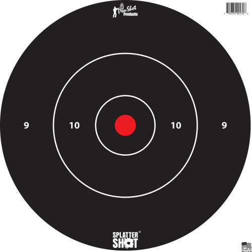 Pro-Shot Products Splatter Shot Target 12 in White Bullseye