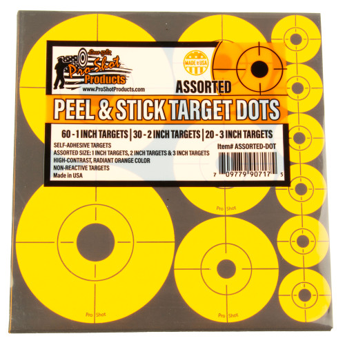 Pro-Shot Products Bullseye Target Ornge Peel N