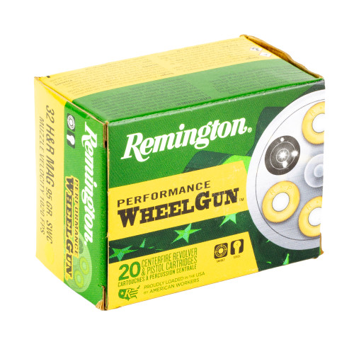 Remington Performance Wheelgun 32 H&R 95gr Lead Semi Wadcutter Handgun Ammo - 20rd Box - Image 2