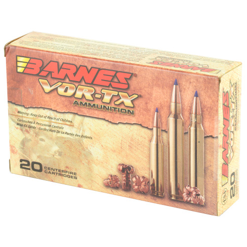 Barnes VOR-TX 300 Remington Ultra Magnum 165gr Tipped Triple Shock X Rifle Ammo - 20rd Box - Image 2