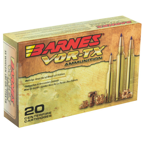 Barnes VOR-TX 35 Whelen 180gr Tipped Triple Shock X Rifle Ammo - 20rd Box - Image 2