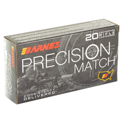Barnes Precision Match 6.5 Creedmoor 140gr Open Tip Match Rifle Ammo - 20rd Box - Image 2