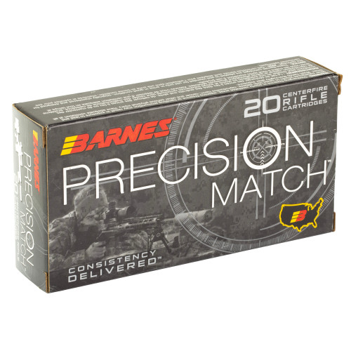 Barnes Precision Match 6MM Creedmoor 112gr Open Tip Match Rifle Ammo - 20rd Box - Image 2