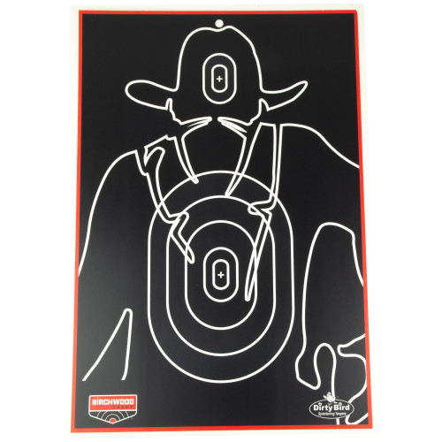 Birchwood Casey Dirty Bird Target Gunslnger Silver 6-12x18 - Image 2