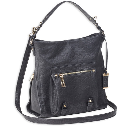 Bulldog Cases Hobo Anna Black Purse