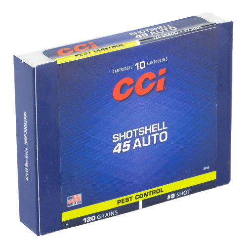 CCI Ammunition Shotshell 45 ACP 120gr Shotshell Handgun Ammo - 10rd Box - Image 2