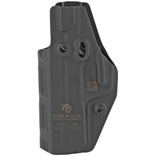 Crucial Concealment Covert Inside the Waistband Holster Black Inside Waistband Holster for S&W M&P Shield EZ 380/9