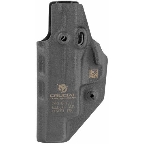 Crucial Concealment Covert Inside the Waistband Holster Black Inside Waistband Holster for Springfield Hellcat Pro - Image 2