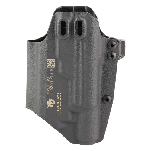Crucial Concealment Universal Light Holster Black Inside Waistband Holster
