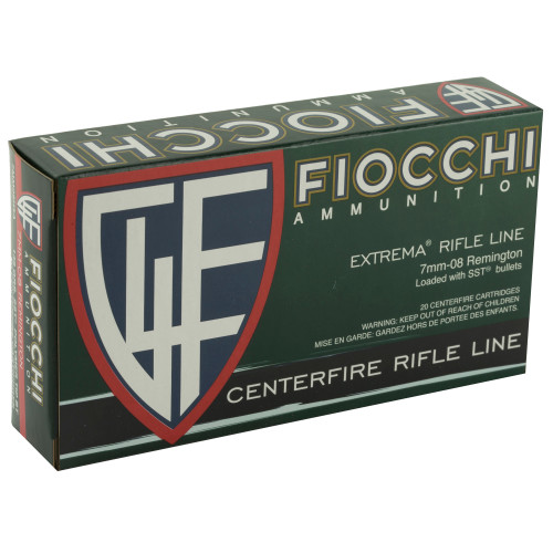 Fiocchi Ammunition Rifle 7MM-08 139gr SST Rifle Ammo - 20rd Box - Image 2