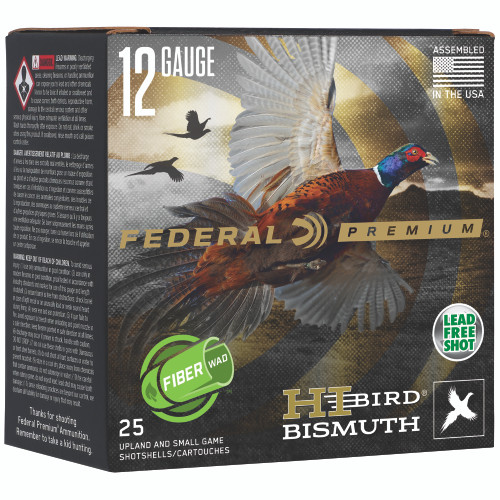 Federal Hi-Bird 12 Gauge 2.75 in #5 Shot Bismuth Shotgun Ammo - 25rd Box - Image 2