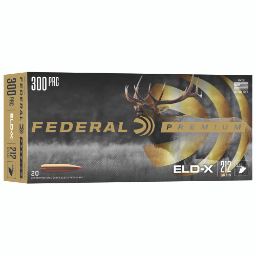 Federal Premium Classic 300 PRC 212gr ELD-X Rifle Ammo - 20rd Box