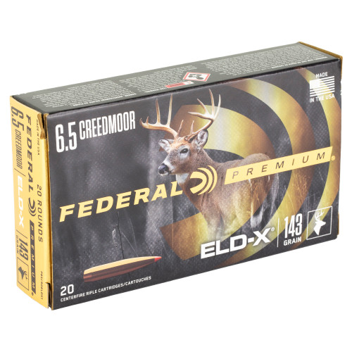 Federal Premium 6.5 Creedmoor 143gr Polymer Tip Rifle Ammo - 20rd Box - Image 2