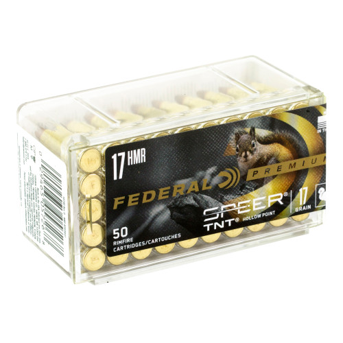 Federal Premium 17 HMR 17gr TNT Rimfire Ammo - 50rd Box - Image 2