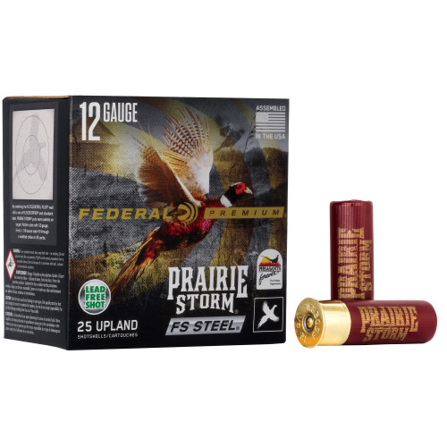 Federal Premium 12 Gauge 3 in #3 Shot Steel Shot Shotgun Ammo - 25rd Box