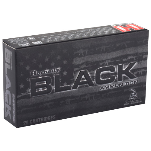 Hornady BLACK 223 Remington 62gr Full Metal Jacket Rifle Ammo - 20rd Box - Image 2